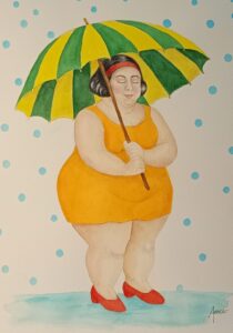 CAPARAGUAS RAYAS VERDE Y AMARILLA